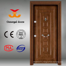 Multi lock Wooden Steel door security Door